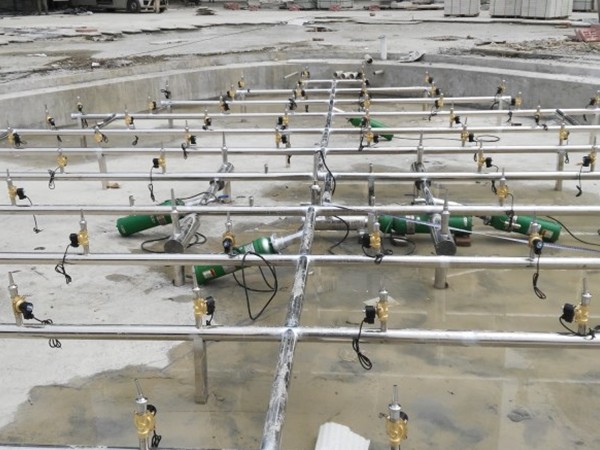 喷头安装施工现场 喷头安装施工现场