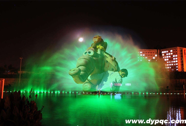 激光水幕电影实景 激光水幕电影实景