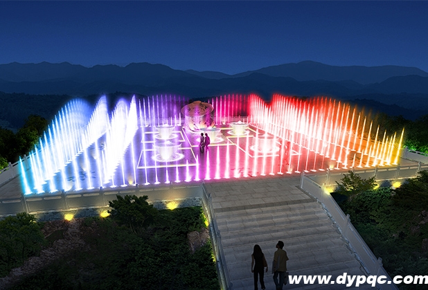 广场喷泉设计效果图 广场喷泉设计效果图