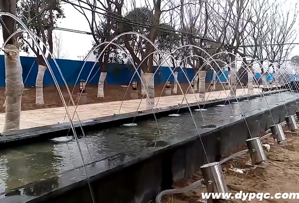 波光跳泉现场实拍 波光跳泉现场实拍