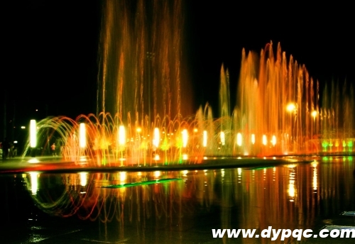 音乐喷泉实景 音乐喷泉实景