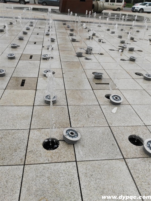 水景喷泉现场调试 水景喷泉现场调试