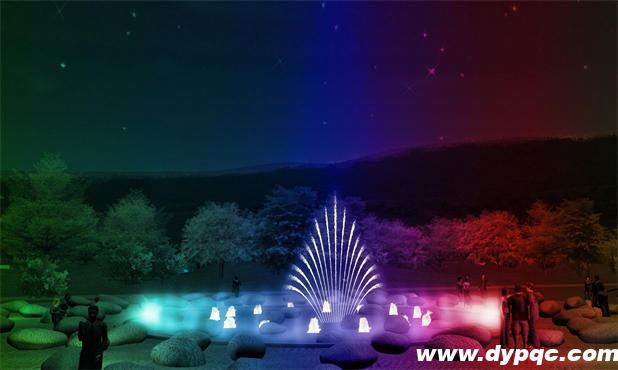 重庆十里温泉城涌泉雾森效果图 重庆十里温泉城涌泉雾森效果图