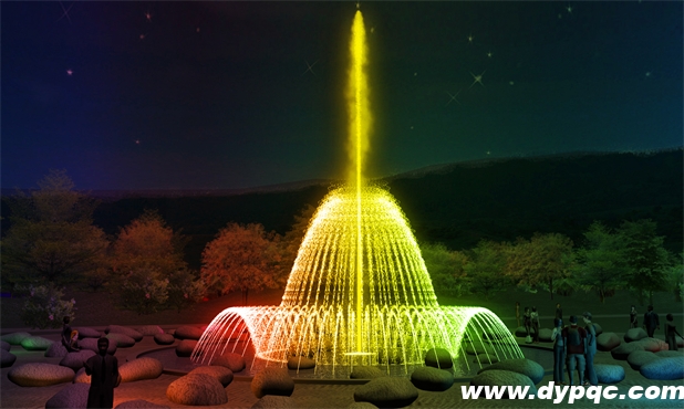 重庆十里温泉城组合水型喷泉效果图 重庆十里温泉城组合水型喷泉效果图