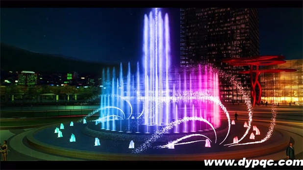 水景喷泉设计效果图 水景喷泉设计效果图