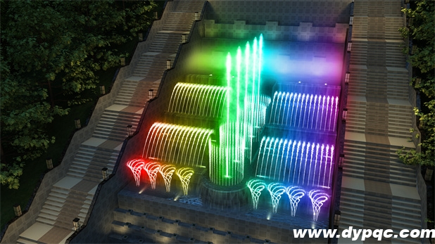 贵州其亚集团喷泉节能模式效果图 贵州其亚集团喷泉节能模式效果图
