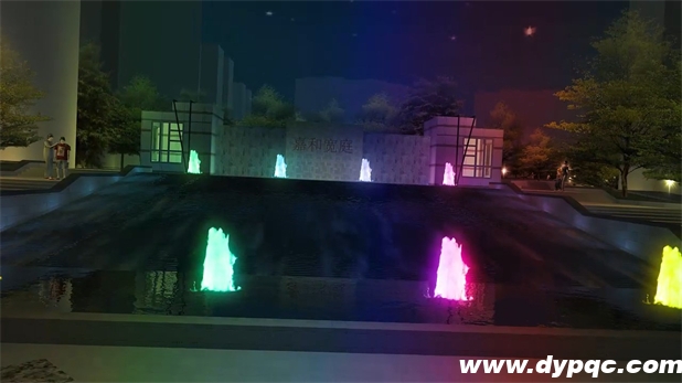 四川隆昌嘉和宽庭入口喷泉效果图 四川隆昌嘉和宽庭入口喷泉效果图