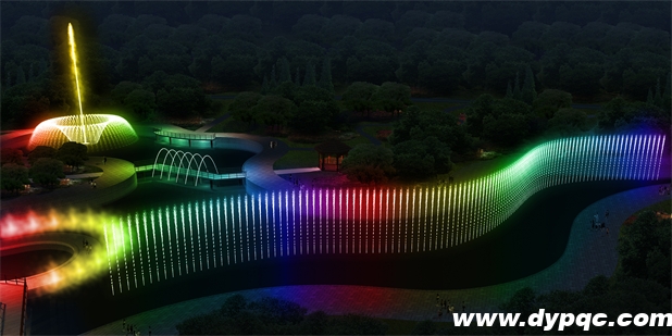 数码跑泉长廊效果图