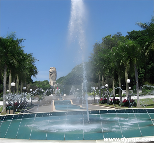 非洲开发银行尼日利亚总部喷泉实景图 非洲开发银行尼日利亚总部喷泉实景图