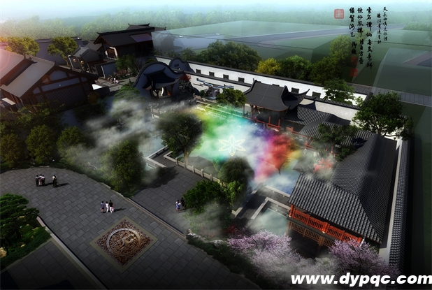 贵州兴义飞洋华府雾森夜间效果图 贵州兴义飞洋华府雾森夜间效果图