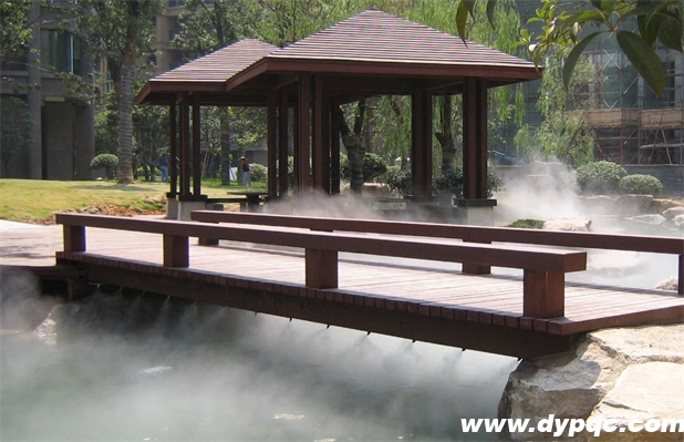 贵州兴义飞洋华府廊桥雾森实景图 贵州兴义飞洋华府廊桥雾森实景图