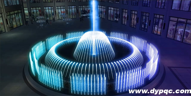 亿祥牡丹城音乐喷泉效果图