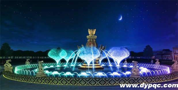 万象世贸中心音乐喷泉设计,数控百变喷泉设计 万象世贸中心音乐喷泉设计,数控百变喷泉设计