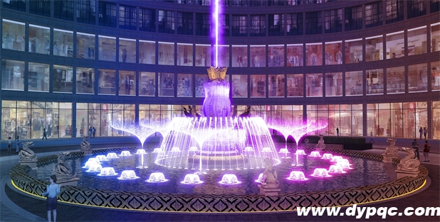 万象世贸中心音乐喷泉设计,高喷喷泉设计 万象世贸中心音乐喷泉设计,高喷喷泉设计