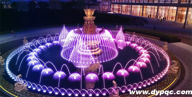 万象世贸中心音乐喷泉设计,波光跳泉设计 万象世贸中心音乐喷泉设计,波光跳泉设计