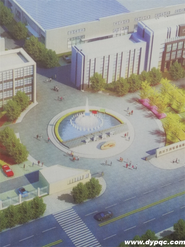 四川万润铝模水景喷泉效果图 四川万润铝模水景喷泉效果图