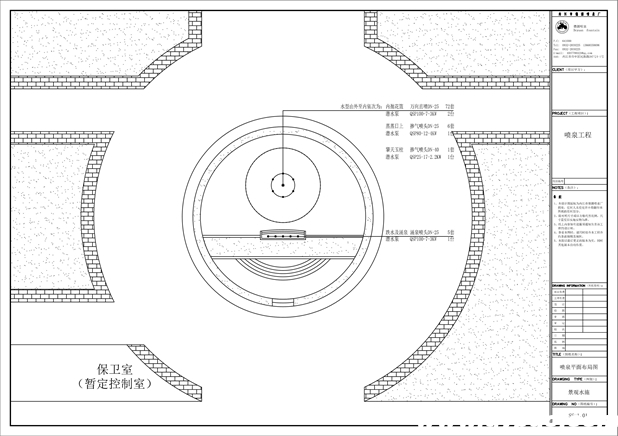 四川万润铝模水景喷泉CAD平面图 四川万润铝模水景喷泉CAD平面图