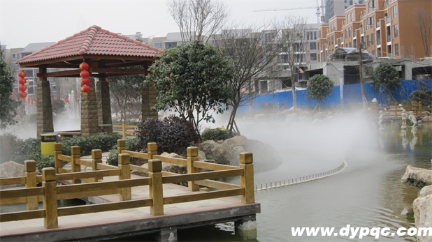 资阳伊顿庄园雾森系统现场实拍