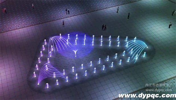 智慧水景赋能产城融合新标杆 - 四川资阳乐至万贯国际鞋材交易中心旱式音乐喷泉设计方案