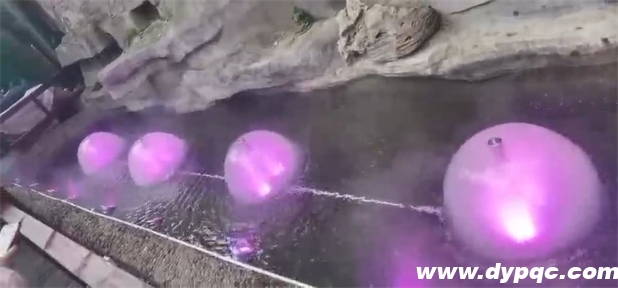 牛奶玻晶喷泉实拍 牛奶玻晶喷泉实拍