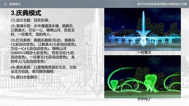 四川遂宁东湖城市舞台水舞秀狂欢东湖(庆典模式) 四川遂宁东湖城市舞台水舞秀狂欢东湖(庆典模式)