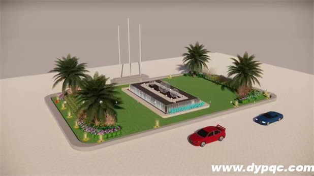 四川绵竹厂区水景设计效果图 四川绵竹厂区水景设计效果图