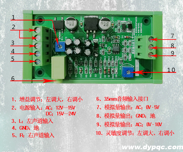 音频转换器模块拆解图 音频转换器模块拆解图