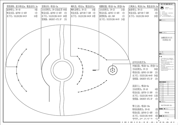 巴中海螺音乐喷泉CAD平面图 巴中海螺音乐喷泉CAD平面图