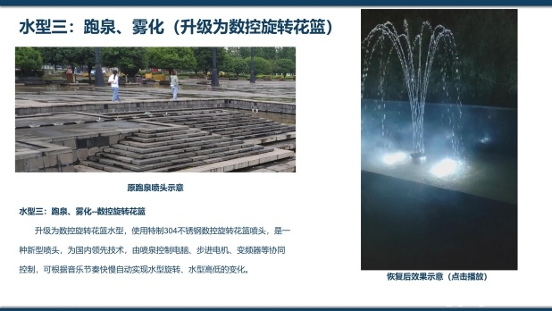 普州文化广场音乐喷泉升级方案-数控旋转花篮 普州文化广场音乐喷泉升级方案-数控旋转花篮