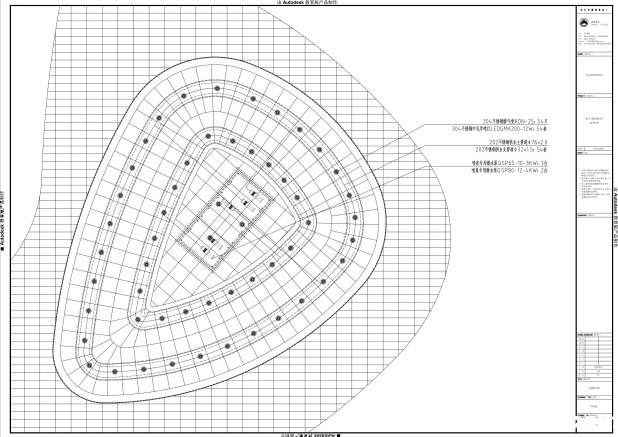 四川夹江嘉华云上森林旱喷配置平面图 四川夹江嘉华云上森林旱喷配置平面图