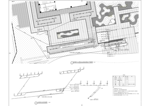 仙山里三期营销中心水景CAD系统图