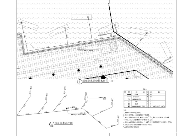 仙山里三期景观湖互动波光跳泉CAD系统图 仙山里三期景观湖互动波光跳泉CAD系统图