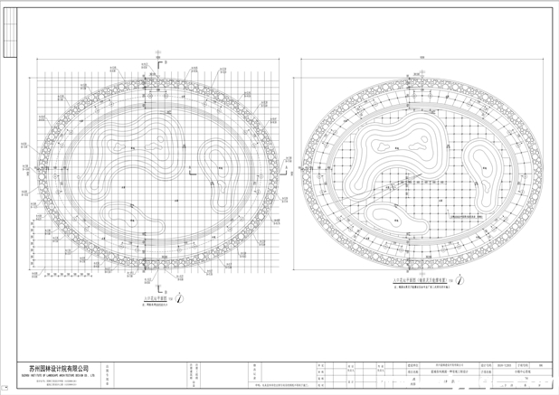 蓝城春风桃源一期入口水景CAD原始设计图