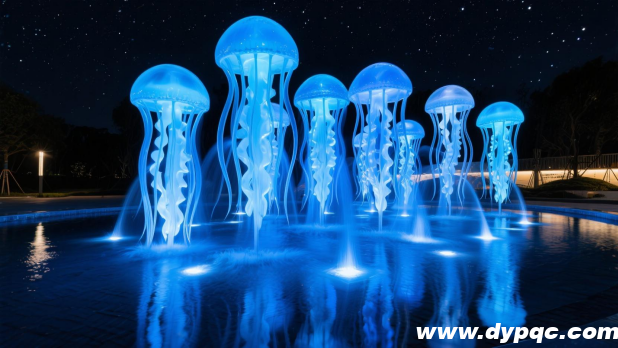水母群雕塑水景 水母群雕塑水景