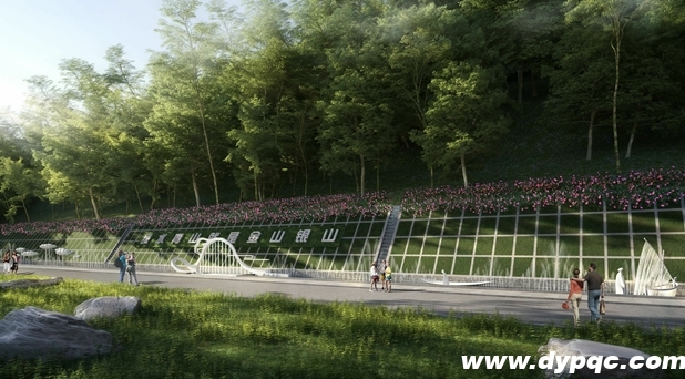 巫山南陵水景甲供意向效果图 巫山南陵水景甲供意向效果图