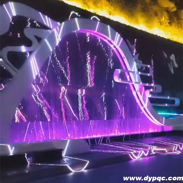 巫山南陵激光秀现场实拍 巫山南陵激光秀现场实拍