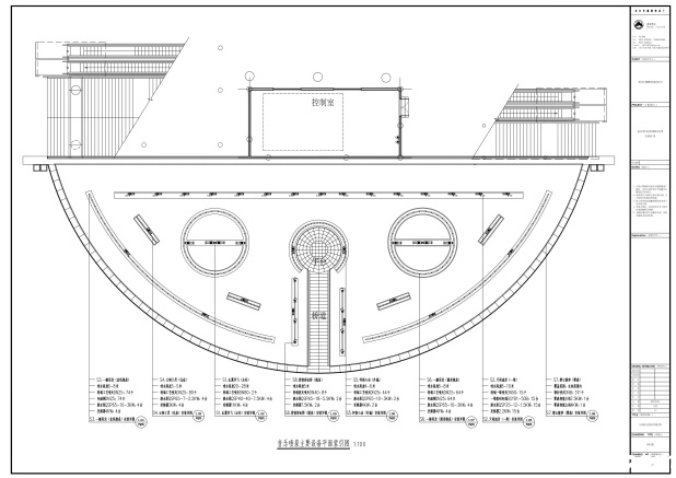 长寿爱琴海音乐喷泉主要设备平面索引图 长寿爱琴海音乐喷泉主要设备平面索引图
