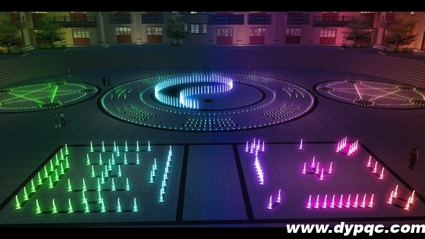 太极广场水景设计效果图 太极广场水景设计效果图