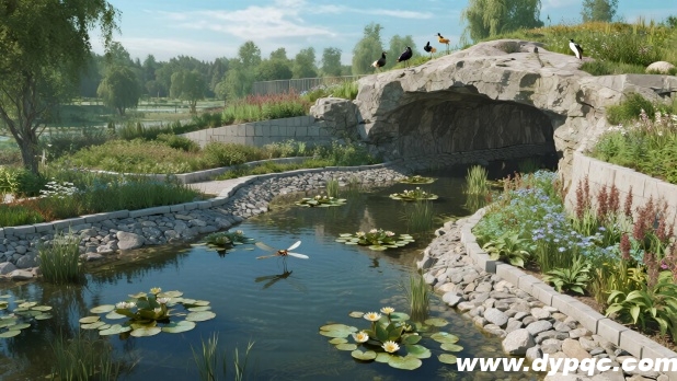 生态湿地假山桥洞 生态湿地假山桥洞