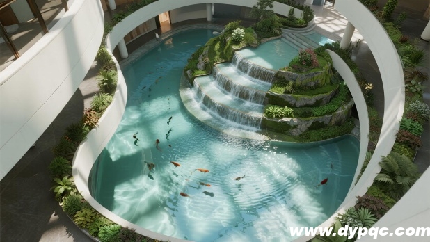 现代建筑生态融合景观 现代建筑生态融合景观