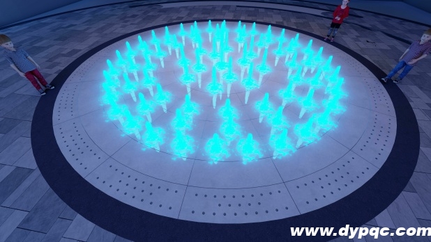 昆明永和商业广场旱喷原设计效果图 昆明永和商业广场旱喷原设计效果图