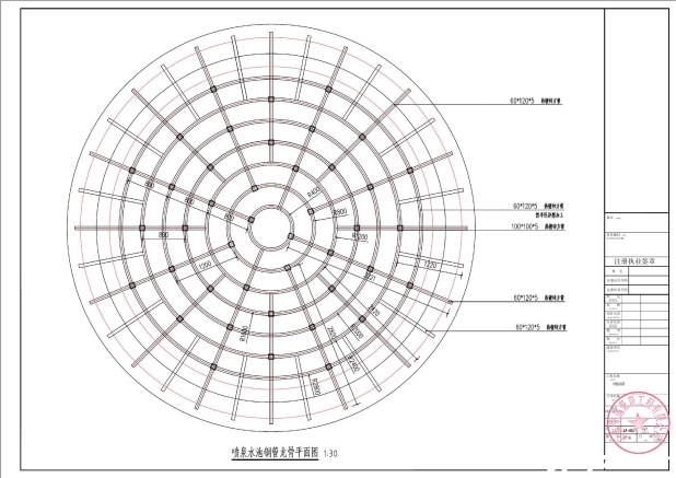 昆明永和商业广场旱喷原设计CAD支撑架平面图 昆明永和商业广场旱喷原设计CAD支撑架平面图
