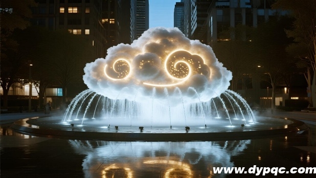 云端仙境雕塑水景 云端仙境雕塑水景