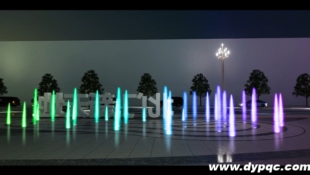 绵阳华禧首座北门新天地音乐喷泉三维动画截图(背面) 绵阳华禧首座北门新天地音乐喷泉三维动画截图(背面)
