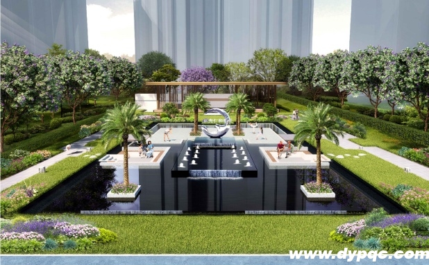 盐亭阳光仁和春天音乐喷泉甲供效果图 盐亭阳光仁和春天音乐喷泉甲供效果图