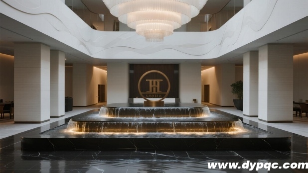 酒店大厅标识水景 酒店大厅标识水景