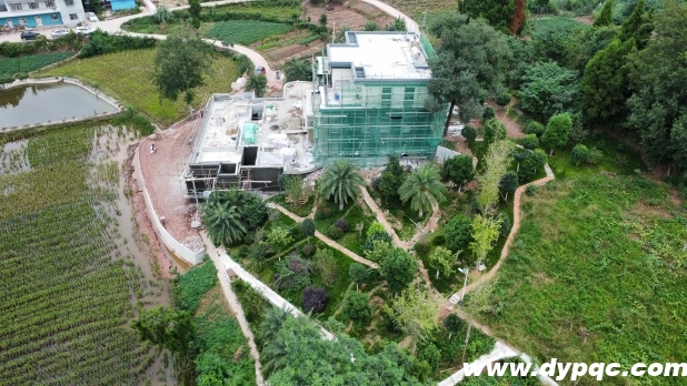 资中私人别墅户外花园俯瞰图 资中私人别墅户外花园俯瞰图