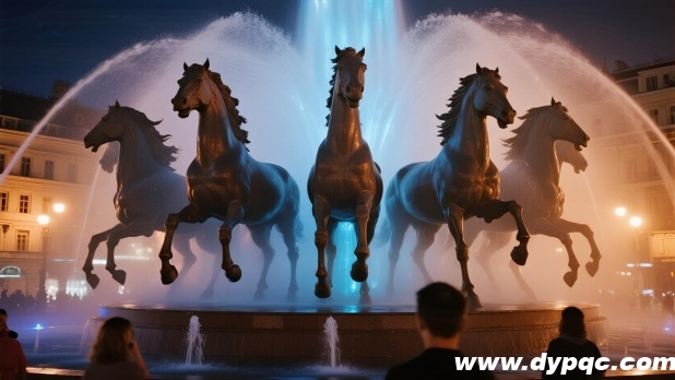 骏马奔腾群组水景 骏马奔腾群组水景