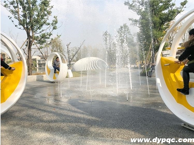 互动单车喷泉示意图 互动单车喷泉示意图