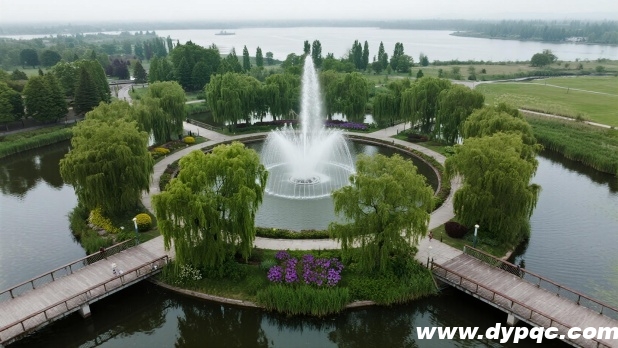 耐水湿乡土树种环绕音乐喷泉 耐水湿乡土树种环绕音乐喷泉